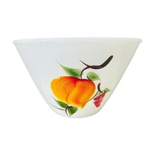 Vintage Anchor Hocking Fire King Gay Fad Fruit Splash Mixing  Nesting Bowl