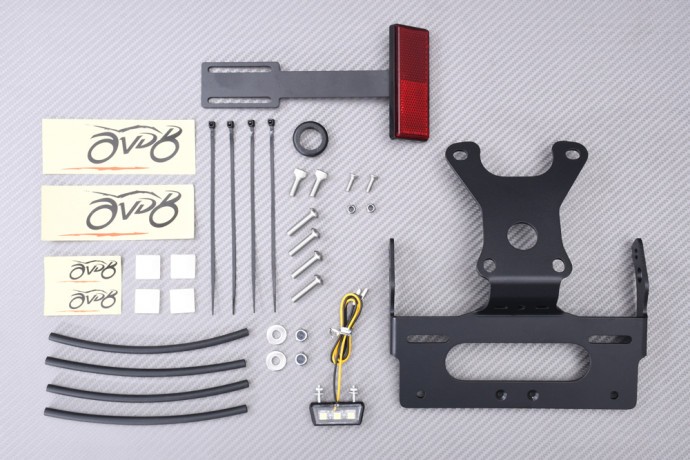 Support de plaque Triumph Speed 400 avec catadioptre arrière de rechange
