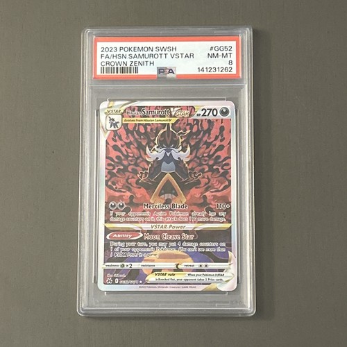 Hisuian Samurott VSTAR graded PSA 8 for sale on eBay