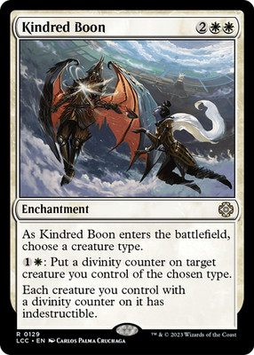 Kindred Boon #129 (LP) Lost Caverns of Ixalan LCC Magic MTG