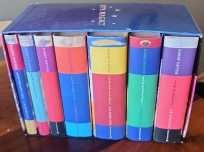 Harry Potter UK/Bloomsbury Publishing Vol 1-7 Children's Edition Boxed Set VG+