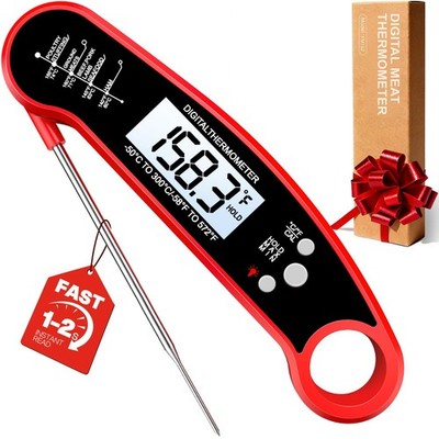 Alpha Grillers Instant Read Meat Thermometer for Grill Smoking and Cooking Temp