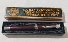 Stilografica  HARLEY DAVIDSON 1990 BURGUNDY Roller Penna Montblanc Aurora Parker