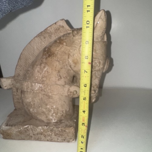 Estatua cabeza de caballo de terracota estilo dinastía Tang de colección - Imagen 7 de 9