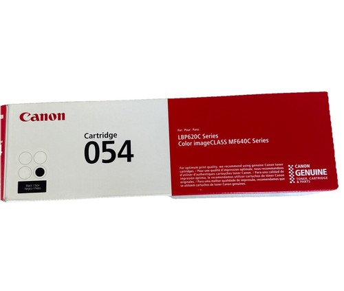 NEW! Canon Cartridge 054 Black Toner for LBP620C Series MF640C Series GENUINE - 第 1/3 張圖片