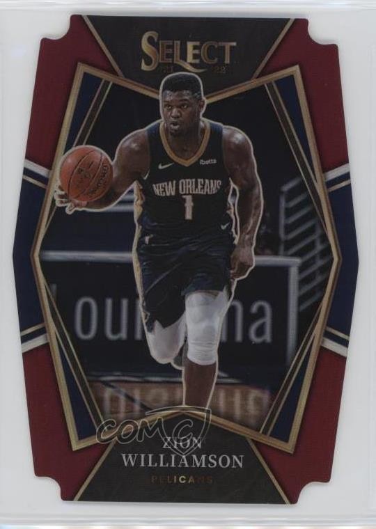 2021 Panini Select Premier Level Maroon Prizm Die-Cut 54/175 Zion Williamson hs9
