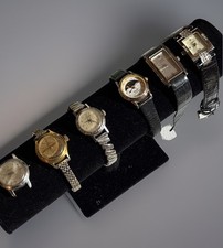 Lot of 6 Ladies Vintage Watches   Mixed Brand...