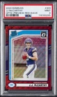 2024 PANINI DONRUSS OPTIC PREVIEW-RED WAVE #303 JJ MCCARTHY ROOKIE RC PSA 9