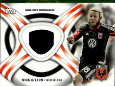 2013 Topps MLS #KIT-ND Nick DeLeon Relics