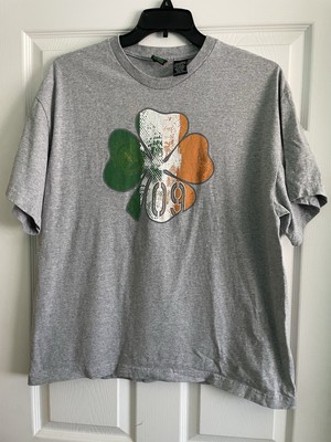 St. Paddys Lucky Tee Shirt Dublin Pub North End Mens Size XL Irish Flag