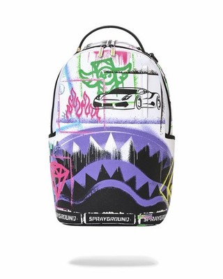 SPRAYGROUND LIMITED EDITION BACKPACK STENCIL PENCIL SHARK ATTACK GRAFITTI NEW OG