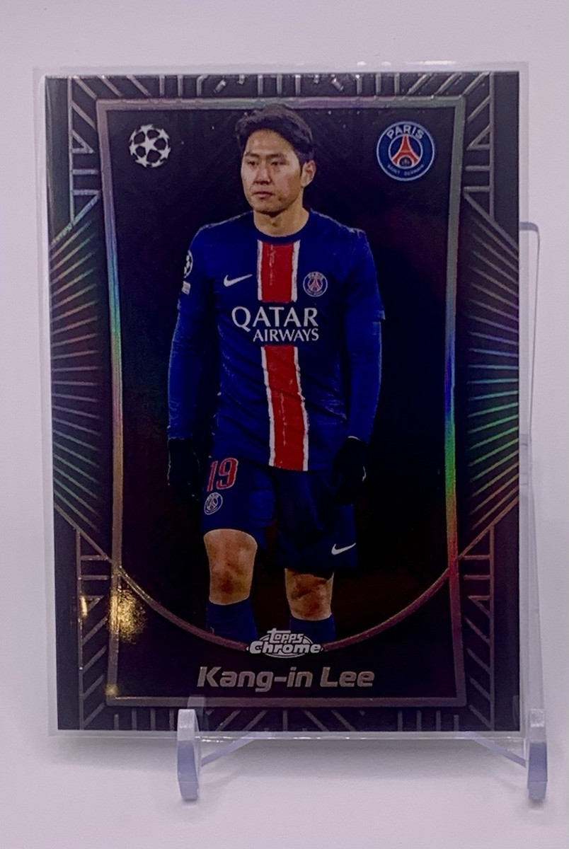 Kang-in Lee 2024-25 Topps Chrome UCC Shadow Etch #SE-7 PSG