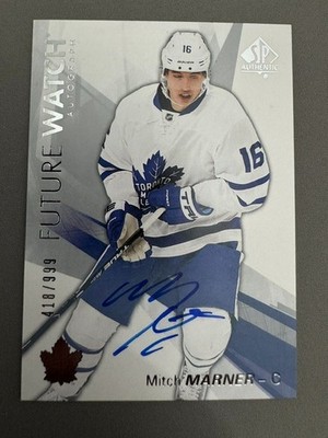 2016-17 SP AUTHENTIC #148 FUTURE WATCH ROOKIE RC AUTO MITCH MARNER