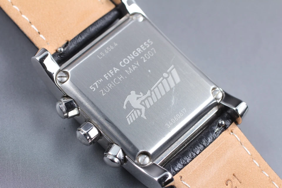 57º CONGRESO FIFA 2007 [N COMO NUEVO] Reloj Longines Dolce Vita L5.656.4 Cuarzo Hombre Foto 4 de 4