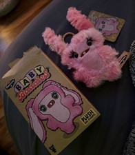 Fuggler ZURU Lord Long Ears Baby Baddies Keychain Plush Bag Sealed with Box