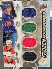 18-19 Ice Frozen Foursomes Rookie Foegele Gaudette Svechnikov Pettersson 4 Color