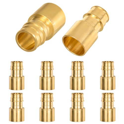 3/4 Pex A Expansion x 3/4 Sweat Brass Expansion Female Adapter Fitting 10 PCS