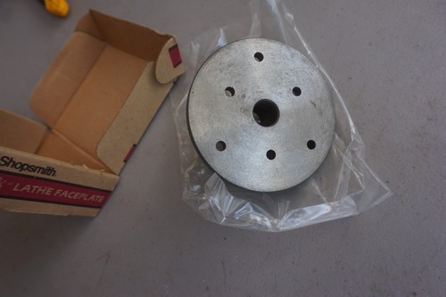 3.75" Shopsmith Steel Lathe Faceplate, NIB!! - Picture 6 of 6