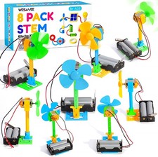 8-Pack STEM Science Kits for Kids - Electrical Fan Craft Projects