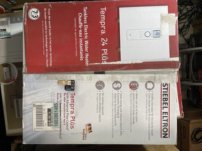 #ad Tempra 24 Plus Adv Flow Control and Self Modulating 24 kW 4.68 GPM Residential E $365.00