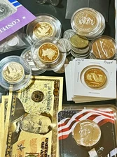 🔥 ESTATE SALE Vintage Coins lot - Silver And Gold Mix Lot - Starter Collection