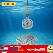 4000LBS Strong Pulling Force Double Sided Magnet Fishing Kit with Rope+Case