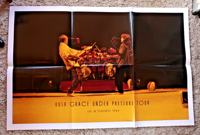 #ad Rush Grace Under Pressure 40th Anniversary Live in Concert Poster New $12.89