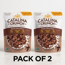 Catalina Crunch Protein Cereal, Dark Chocolate 9 Oz Pack 2