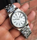 Seiko White Checkboard Textured Sunburst Dial Retro Ultra Rare Vintage Automatic