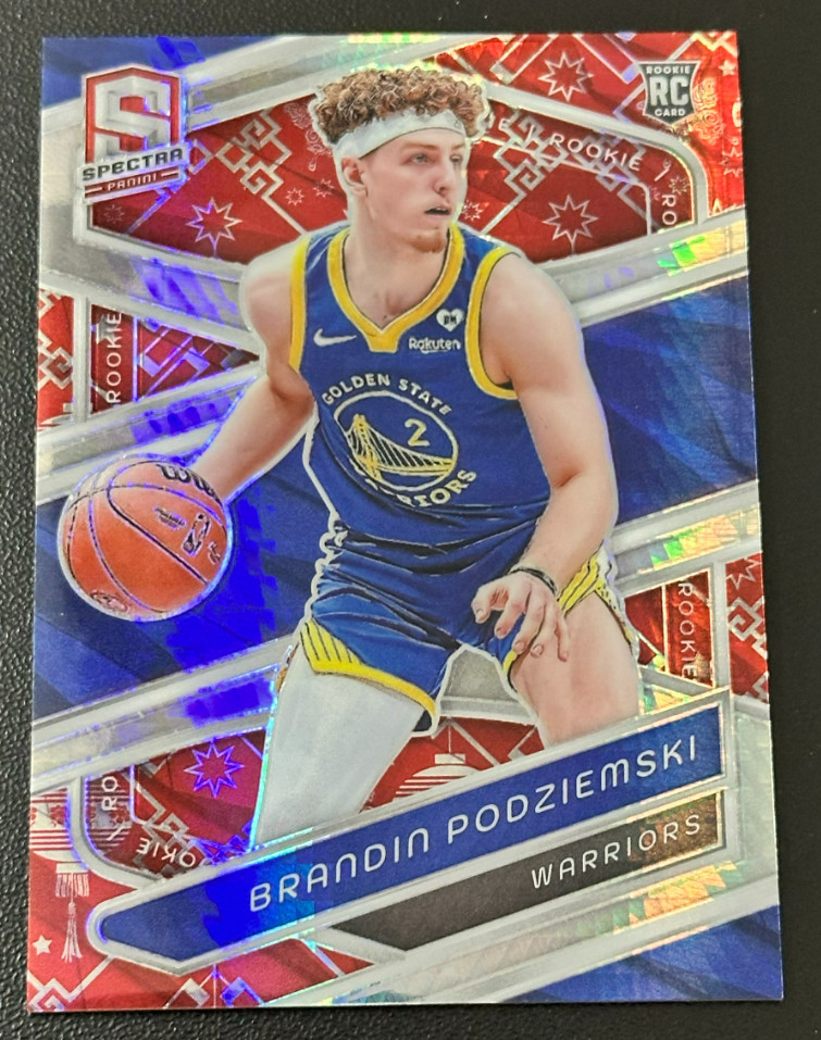 Brandin Podziemski 2023-24 Panini Spectra 8/8 Lucky Envelopes RC #146