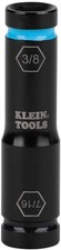 Klein Tools 66077 Impact Driver Flip Socket, 7/16- and 3/8-Inch Sizes, Use with