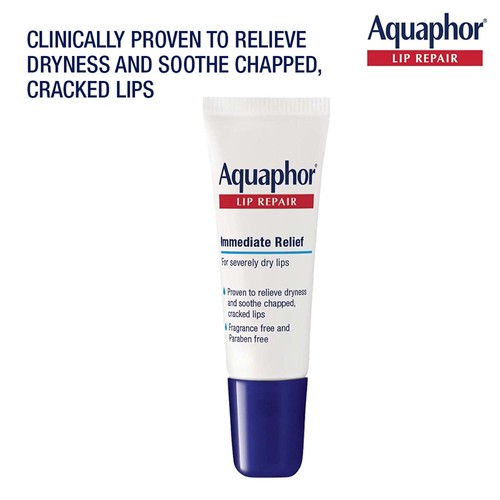 Aquaphor Lip Repair Immediate Relief For Severely Dry Lips 0.35 Oz 3 Pack - Picture 5 of 5