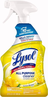 Lysol All Purpose Cleaner, Complete Clean, Lemon Breeze Scent - 32 oz