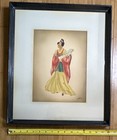 Vintage Original Famous Airbrush Hawaiian Artist Gill of lovely Lady — photo 2