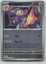 Ambipom 079/094 Rare Phantasmal Flames Pokemon Reverse Holo Near Mint