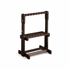 Floor Standing Pool Cue Rack Upright Cue Rack with Pegs Sturdy for Game Room
