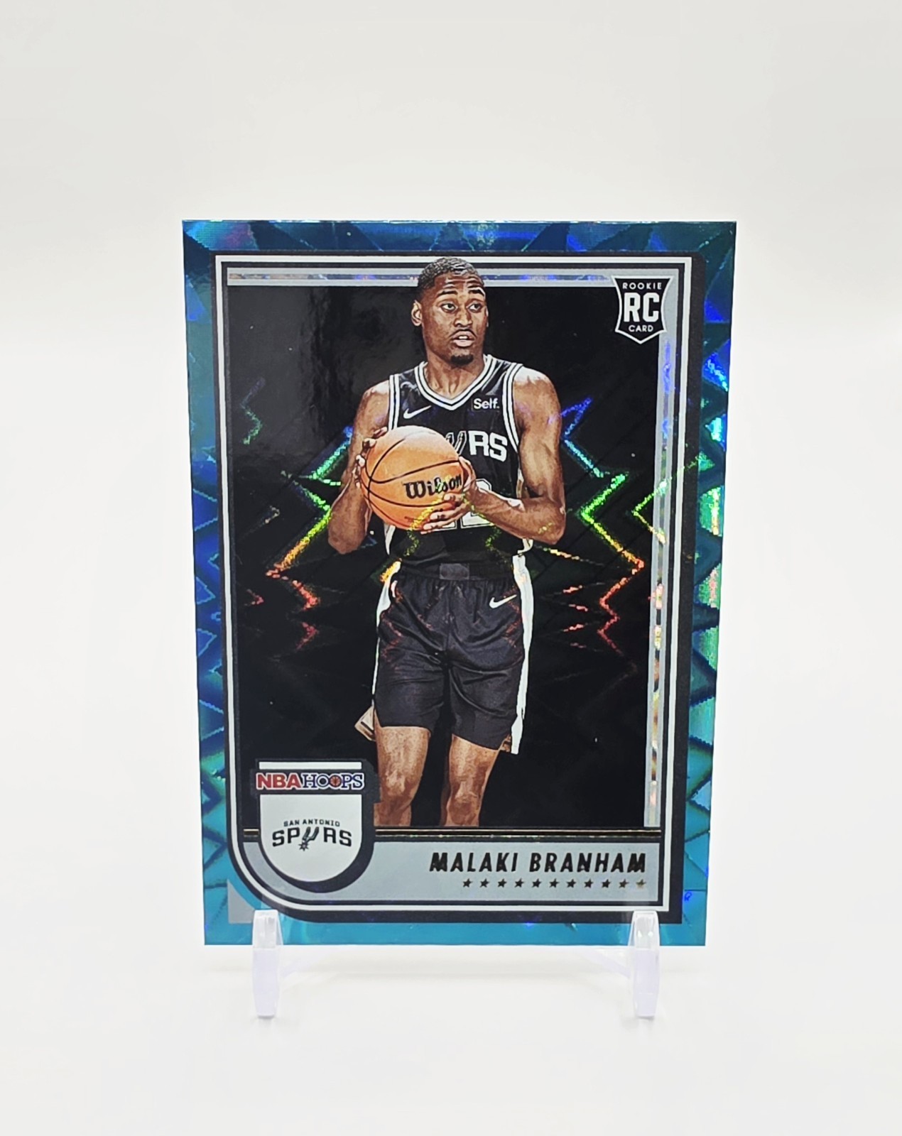 2022-23 Panini NBA Hoops Malaki Branham Rookie Teal Explosion No. 250