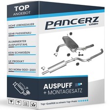 Auspuffanlage für Seat Altea Xl Toledo III 1.6 102 PS