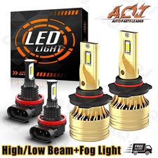 For Fiat 500l 2014-2020 - 4x Led Headlight High Low Beam Fog Light Bulbs
