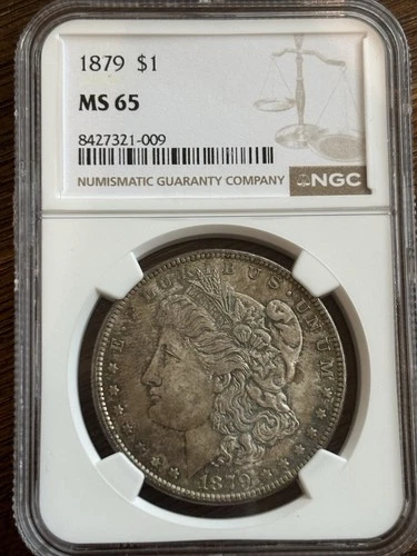 1979 Morgan Silver Dollar NGC MS65