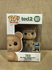 Ted Flocked with Remote Control SDCC Exclusive Pop! Vinyl Figure #187