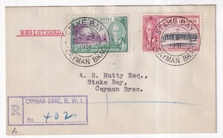 Cayman Islands Registered Cover