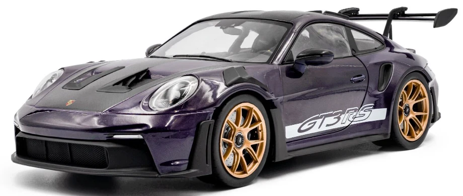 Porsche 911 GT3 RS Weissach Pack 2024 Purple 1/18 - S1812103 SOLIDO - Photo 2/4