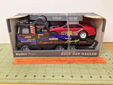 Vintage Nylint Briggs & Stratton Sound Machine Race Car Hauler truck 1998