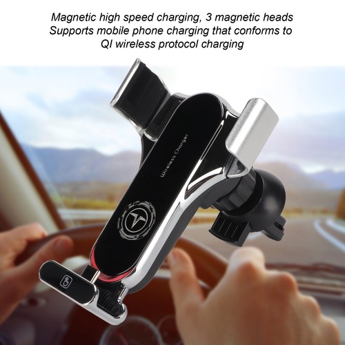 Smart Sensing Wireless Car Charger 15W Wireless Flash Charging 360° Rotation FY - Zdjęcie 22 z 24