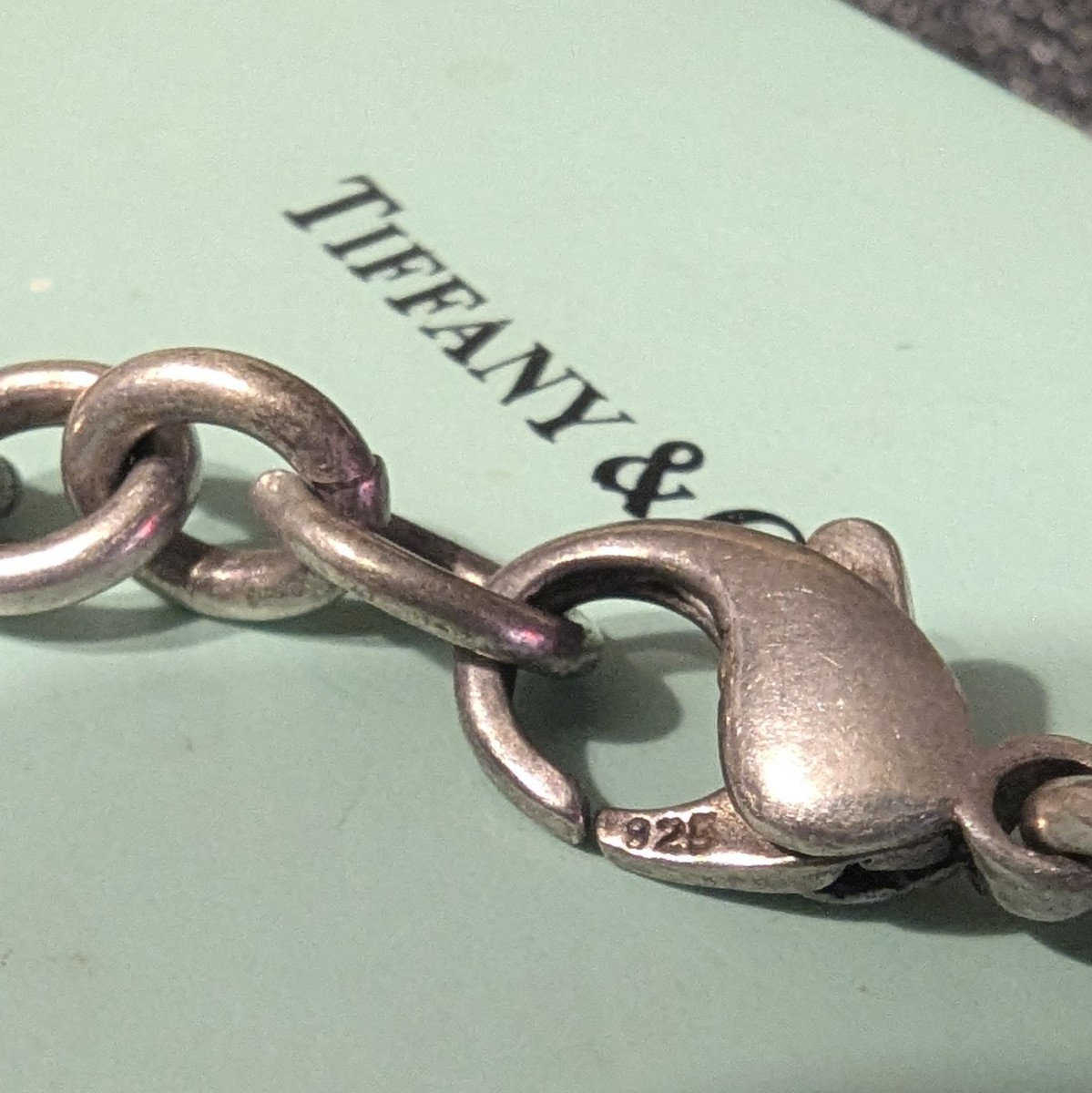 アクセサリー tiffany&co. oval return to bracelet 925 Tiffany & Co. Oval Tag Return To Tiffany Bracelet 8 Inches