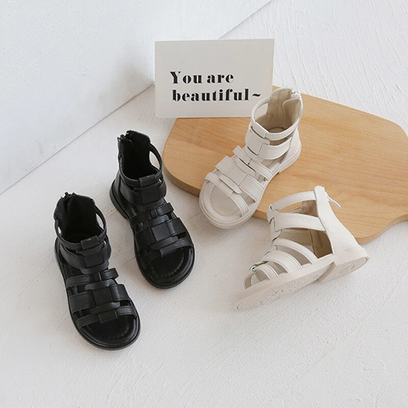 Niñas Niños Sandalias Boda Princesa Vacaciones Moda Vestido Vacaciones Zapatos Antideslizantes Foto 4 de 4