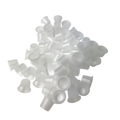 100 Premium TATTOO Tintenbecher Kappen TÖPFE - Pistole Kit Nadeln