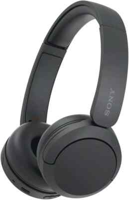 Sony WH-CH520 Wireless Headphones Bluetooth On-Ear Headset w/ Microphone, Black