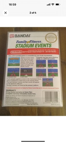 Nintendo NES Stadium Events Brand New Sealed Timewalk Rare 1/150 Family Fun - Picture 2 of 3